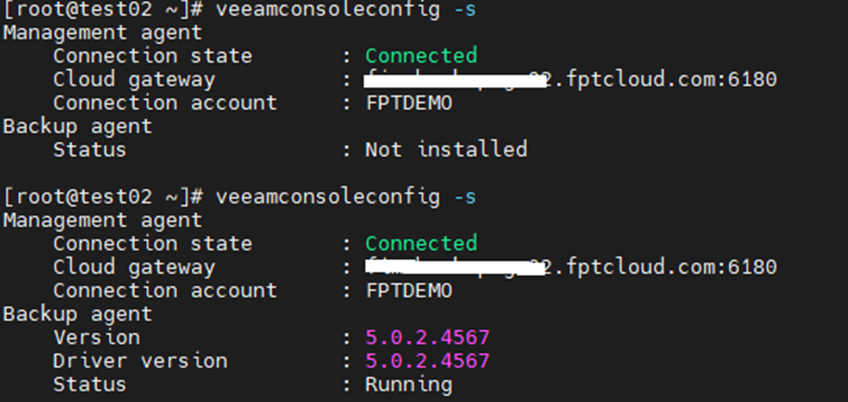 Checking connection status