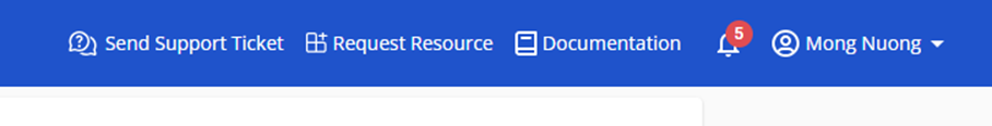 Notification bell icon with red badge