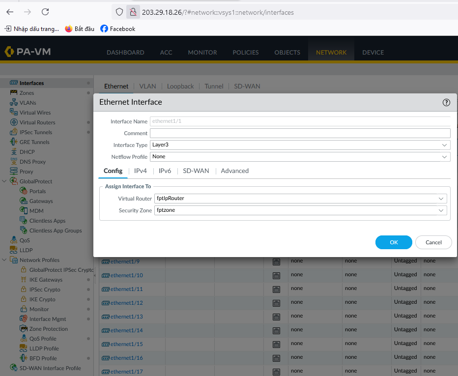 WAN interface